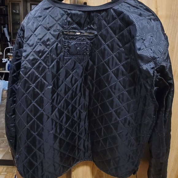 Men's Fox Creek Leather Motorcycle Jacket - Picture 8 of 16